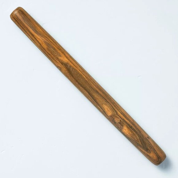 HEARTH HAND Magnolia French Tapered Wood Rolling Pin Brown - Picture 1 of 4